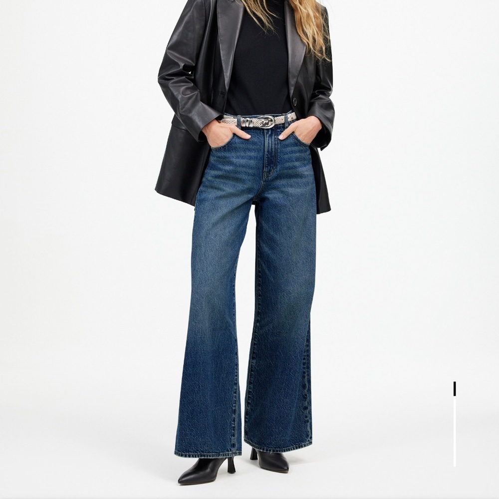 Madewell superwide leg jeans